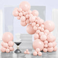 PartyWoo Pastel Orange Balloons 140pcs Light Orange Peach Different Sizes by PartyWoo