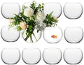 Sawysine 12 Pcs Bubble Bowl Vase Centerpiece 6''W x 5''H by Sawysine