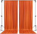 AK TRADING CO. 10 feet x 10 feet Polyester Backdrop Drapes Curtains Panels with Rod Pockets - Wedding Ceremony Party Home Window Decorations - Orange by Fabrics%7CEventDecor%7CCrafts%7CUpholsteryFoam