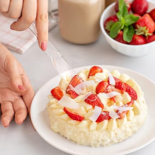 Dealusy 360 Count Extra Heavy Duty Clear Plastic Silverware - Image 6