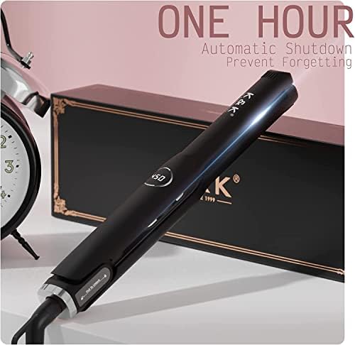 Mini 1/2" Flat Iron, Tourmaline Titanium Hair Straightener for Short Hair - Image 5