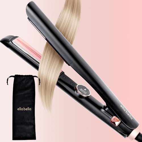 ELLA BELLA® Slimline Hair Straightener with Infrared, 2-in-1 Curling by ellabella