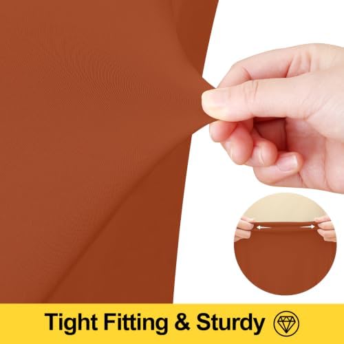 Smiry 2 Pack Spandex Elastic Fitted Table Cloth Skirt for 6FT Table - Image 4