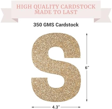 Pre-Strung Let's Party But Only Till 9 PM Banner - Gold Glitter Bday Banner - Image 5