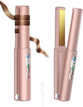 Cordless Hair Straightener, Mini Flat Iron for Bangs & Quick Touch Ups by URJD