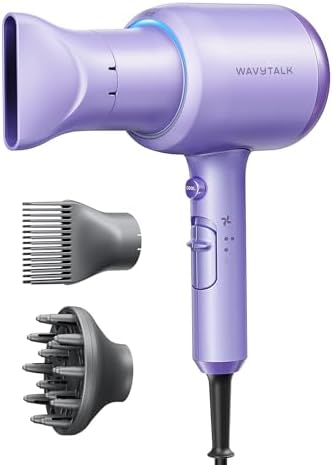 Wavytalk Blown Away Ionic Hair Dryer with Diffuser for Curly Hair by wavytalk-HairTalks