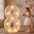 imprsv Large Marquee Numbers, 3FT Light Up Numbers 8 for Party Decor by Letsmakeitimpressive