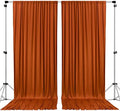 AK TRADING CO. 10 feet x 10 feet Rust IFR Polyester Backdrop Drapes Curtains Panels with Rod Pockets - Wedding Ceremony Party Home Window Decorations by Fabrics%7CEventDecor%7CCrafts%7CUpholsteryFoam