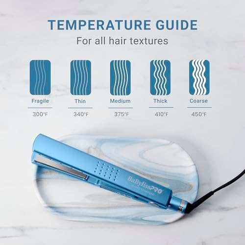 BaBylissPRO 1 1/4" Digital Ionic Flat Iron, Hair Straightener, Shorter Plates - Image 4