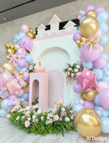 Princess Balloon Garland Arch Kit, 149Pcs Princess Birthday decor - Image 6
