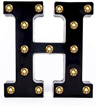 Foaky Black LED Marquee Number Lights Sign Light Up Marquee Number Lights Sign for Night Light Wedding Birthday Party Battery Powered Christmas Lamp Home Bar Decoration by Foaky