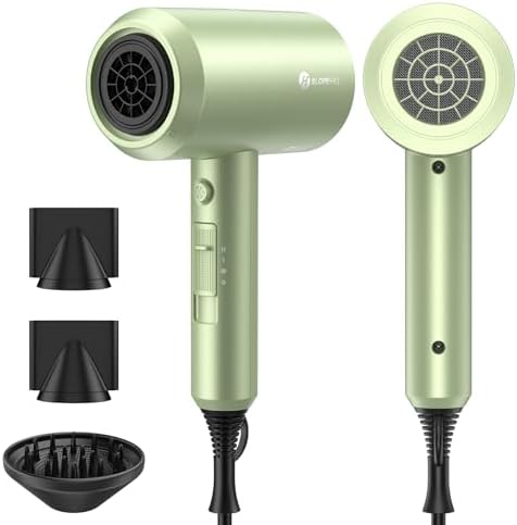 slopehill Professional Ionic Hair Dryer, Lime Cream by slopehill