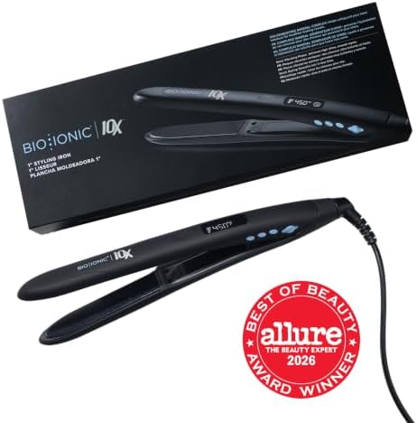 Bio Ionic 10X Styling Iron Hair Straightener with 1" Sonic Vibrating Plates - Image 2