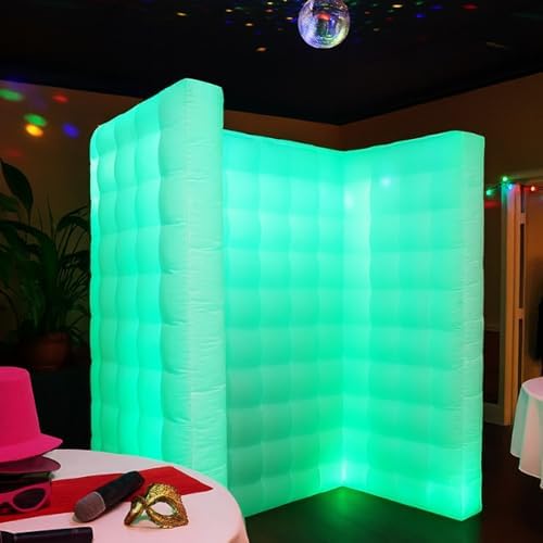 Inflatable Photo Booth Wall, White, 8.2X8.2X4FT - Image 7