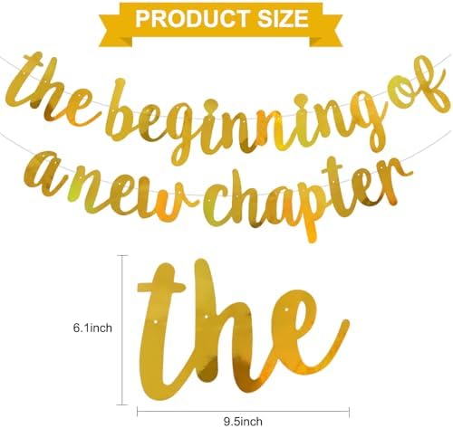 BEISHIDA Double-sided Gold Pre-Strung The Beginning of A New Chapter Banner - Image 3