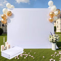 20×10ft White Backdrop Curtain for Weeding Parties, 2 Panels Large 10ft Wide Wrinkle-Free Full Fabric Drape for Baby Shower, Birthday Party Decorations, Photography Photo Booth Background by CO-AVE