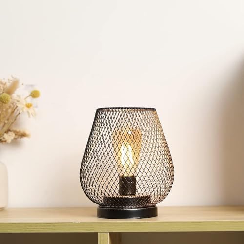 JHY DESIGN Metal Cage LED Lantern Battery Powered Cordless Accent Light with LED Great for Weddings Parties Patio Events for Indoors Outdoors - Image 3
