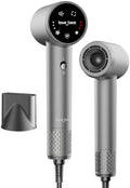 High-Speed Ionic Hair Dryer, Lightweight, Quiet Blow Dryer, Silver Gray by lovebest