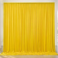 10x8ft Wrinkle Free Yellow Backdrop Curtain Panels, Thick Polyester Lemon Yellow Backdrop Drapes for Wedding Birthday Party Background Baby Shower by ENJOYYOURPARTY