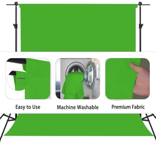 Green Screen Backdrop for Photoshoot, Fabric 10x20ft - Image 6