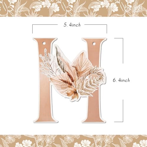 Letjolt Hello Baby Boho Flower Banner Girls Baby Shower Garland 12pcs - Image 3
