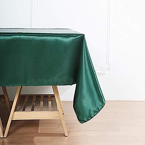 10 pcs 72x72 inch Hunter Green Square Tablecloth Satin Fabric Overlays Linens | Table Cloths Cover for Wedding Party Banquet Reception Events Decoration Kitchen Dining Events Kitchen Dining - Image 4