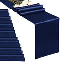 20-Pack Navy Blue 12 x 108 inches Long Premium Satin Table Runner by REWOMC