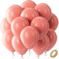 Bezente Dusty Pink Latex Party Balloons 100 Pack 12 inch by Bezente