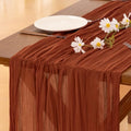 Cheesecloth Table Runner Fall Boho Wedding Birthday Party Home Decor by Socomi