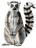Ring-Tailed Life Size Cardboard Cutout, 3FT, 1 PC, for Events by Unknown