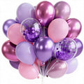 PartyWoo Pink and Purple Balloons 66pcs 12 Inch Pink Purple Balloons by PartyWoo