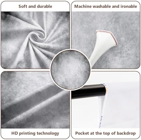 Kate Blue Photography Backdrops Abstract Photo Backdrop Poratrait Background for Photoshoot, 10x10ft - Image 4