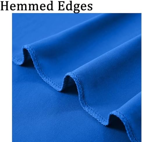 50ftx10ft Wrinkle Free Royal Blue Backdrop Curtains for Parties, 10 Panels 5x10ft Silky Polyester Photo Backdrop Drapes for Weddings Birthday Party Photography Background Curtains - Image 5