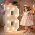imprsv Marquee Light Up Letters, 3FT Marquee Letters for Birthday Baby Shower Wedding Decorations Light Up Letters for Engagement Party Decor, Large Marquee Letters for Party Decorations, Letter B by Letsmakeitimpressive