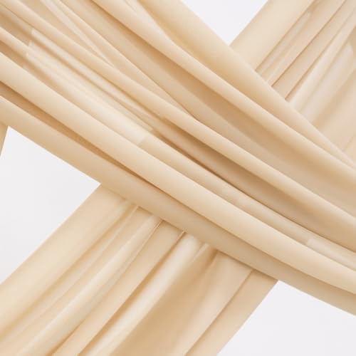 Wedding Arch Draping Fabric Sheer Chiffon Curtain Drape Wedding Party Decor - Image 5