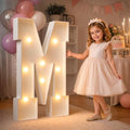 imprsv Marquee Light Up Letters, 3FT Marquee Letters for Birthday Baby Shower Wedding Decorations Light Up Letters for Engagement Party Decor, Large Marquee Letters for Party Decorations, Letter M by Letsmakeitimpressive