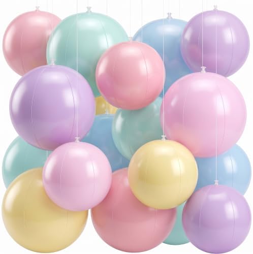 MiniInflat Pastel Beach Balls Decoration Inflatable by MiniInflat