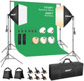 EMART 7 x 10 FT Photography Lighting Kit with 85W LED Bulbs for Portrait by EMART
