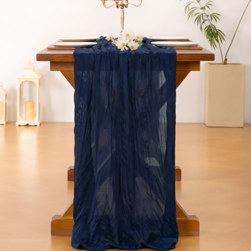 Cheesecloth Table Runner Fall Boho Wedding Birthday Party Home Decor - Image 3