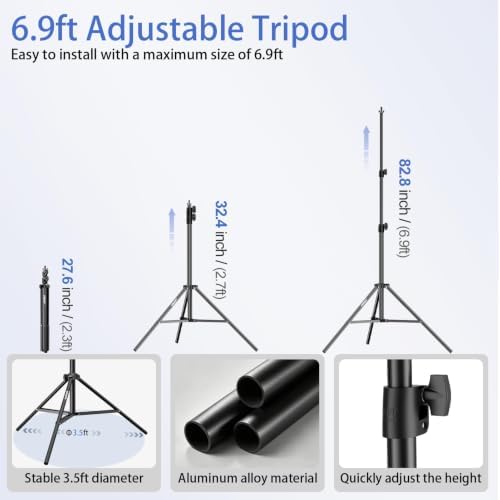 EMART Photo Backdrop Stand, 6.9x10ft Back Drop Stand for Party, Photography - Image 4