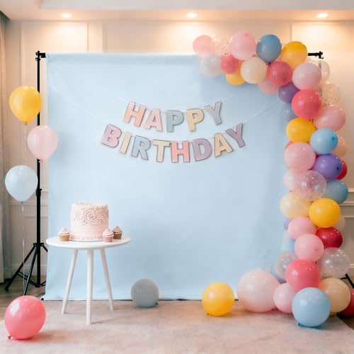 Dusty Blue Photography Backdrop for Photoshoot, Fabric 10x10ft - Image 3