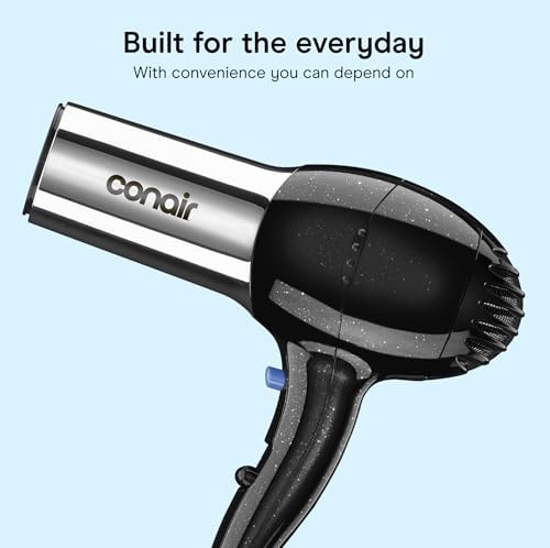 Conair Ionic Hair Dryer with Concentrator Attachment, 1875W, Full Size - Image 6
