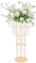 4-Tier Gold Metal Flower Stand, Wedding Centerpieces for Tables, 1PCS by TOOLVEN