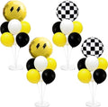 Naozinebi 4 Sets Smile Face Birthday Party Balloons Stand Kit Party Decor by Naozinebi