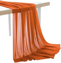45 Yard Chiffon Fabrics, 44" Wide, Lightweight, Sheer – Brunt Orange by MDS