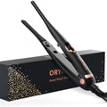 ORYNNE 3/10'' Small Flat Irons for Short Hair Pixie Cut, 5s Ultra Fast Heat Up Tiny Pencil Flat Iron, Ionic Mini Edge Flat Iron, Skinny Thin Straightener Champagne Gold by ORYNNE
