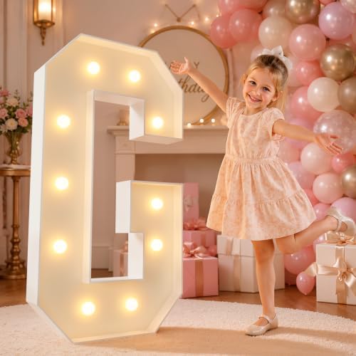 imprsv 4FT Marquee Letters Large Light Up Letters G for Party Decor by Letsmakeitimpressive