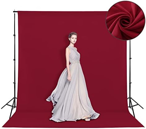Sugargirl 8FTX10FT Red Screen Backdrop Background for Photography, Polyester Photo Backdrop for Photoshoot, Party, Video and Television (1 Panel) - Image 6