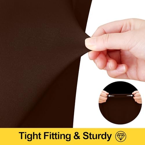 Smiry Spandex Elastic Fitted Table Cloth Skirt for 6FT Rectangle Table - Image 3