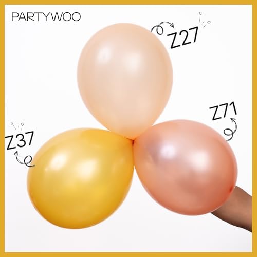 PartyWoo Purple Green Gold Balloons 50pcs 12 Inch Dark Purple Balloons - Image 2